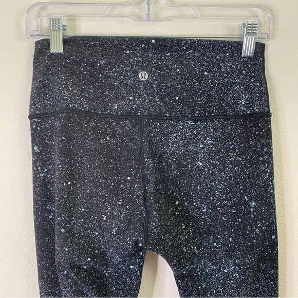 Lululemon womens Wunder Under HR 7/8 Tight luminesce splatter 8 - Picture 4 of 9